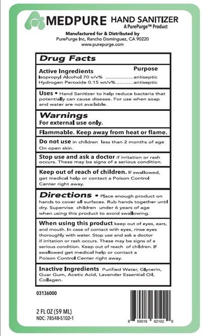 59 mL Ndc 78548-5102-1 Back Label (59 mL Ndc 78548 5102 1 Back Label)